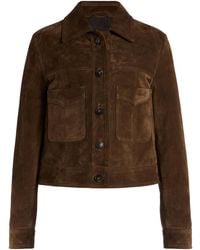 Nili Lotan - Susannah Suede Jacket - Lyst