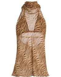 ViX - X Rhw Ro Crepe Halter Top - Lyst