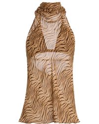 ViX - X Rhw Ro Crepe Halter Top - Lyst