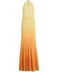 Christopher Esber - Exclusive La Isla Beach Quartz Cotton-Blend Maxi Halter Dress - Lyst