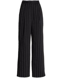 Loulou Studio - Enyo Pinstriped Pleated Wide-leg Pants - Lyst