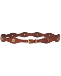 Etro - Leather Brass Belt - Lyst