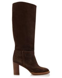 Gabriela Hearst - Bocca Suede Knee Boots - Lyst