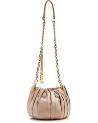 Chloé - Plissé Leather Shoulder Bag - Lyst