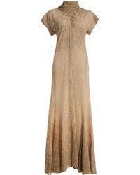 Lemaire - Foulard Lace Maxi Dress - Lyst