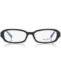 Saint Laurent - Erin Oval-Frame Acetate Glasses - Lyst
