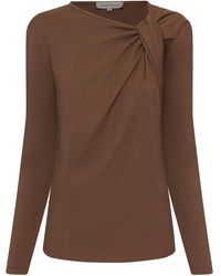 ANDRES OTALORA - Lo Ancestral Twist-Deatiled Stretch-Cotton Top - Lyst