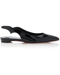 Christian Louboutin - Hot Chickita Patent Slingback Flat - Lyst