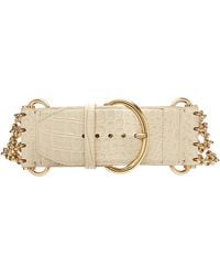 Chloé - Camera Leather Chain Belt - Lyst