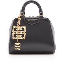 Givenchy - Mini Antigona Cube Leather Top Handle Bag - Lyst