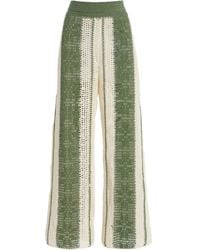All That Remains - Exclusive Jess Lace-detailed Crocheted-cotton Pants - Lyst