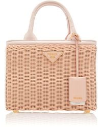 prada rattan bag