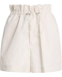Agolde - Lydia Cotton-Blend Drawstring Shorts - Lyst