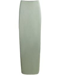 The New Arrivals Ilkyaz Ozel - Exclusive Satin Maxi Skirt - Lyst