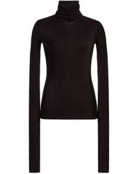 Marie Adam-Leenaerdt - Wool-Silk Balaclava Sweater - Lyst