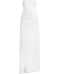 Anemos - Nadege Strapless Midi Dress - Lyst