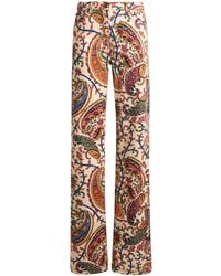 Etro - Stretch Mid-Rise Bootcut Jeans - Lyst