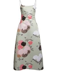 BERNADETTE - Nicole Printed Satin Maxi Dress - Lyst