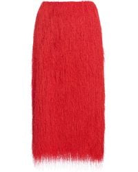 Dries Van Noten - Sokna Fringed Midi Skirt - Lyst