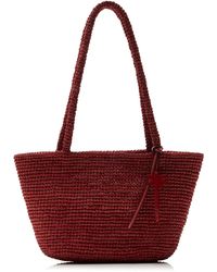 Manebí - Panier Medium Raffia Tote Bag - Lyst