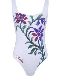 Siedres - Aurel Floral One-Piece Swimsuit - Lyst
