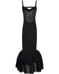 Givenchy - Open-Back Knitted Maxi Dress - Lyst