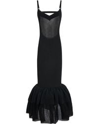 Givenchy - Open-Back Knitted Maxi Dress - Lyst