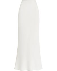 Anemos - Bias-cut Stretch Twill Maxi Skirt - Lyst