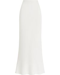 Anemos - Bias-cut Stretch Twill Maxi Skirt - Lyst