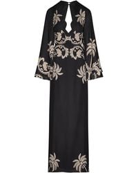 Johanna Ortiz - Legenda Del Tiempo Silk Maxi Dress Palm Beach - Lyst