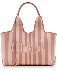 Chloé - Striped Jacquard Tote Bag - Lyst