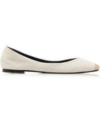 Jacquemus - The Ovalo Canvas Ballet Flats - Lyst