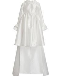 Greta Constantine - Haring Empire Waist Silk Gown - Lyst