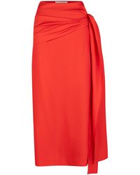 Heirlome - Helena Layered Silk Maxi Skirt - Lyst