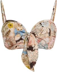 Zimmermann - Daylight Tie Bikini Top - Lyst