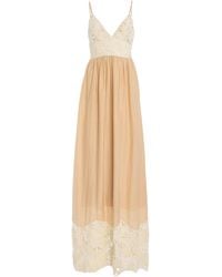 All That Remains - Exclusive Edith Cotton-Silk Maxi Dress - Lyst