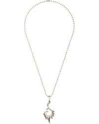 Martine Ali - Exclusive Sunspot Sterling Silver Necklace - Lyst