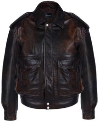 Manokhi - Devin Sheep Leather Jacket - Lyst