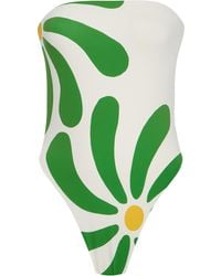 Cala De La Cruz - Lore Strapless One-Piece Swimsuit - Lyst