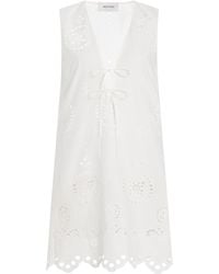 Matteau - Cotton Broderie Anglaise Mini Dress - Lyst