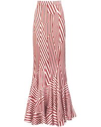 Silvia Tcherassi - Florina Stretch-Silk Maxi Skirt - Lyst