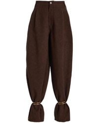 DARKPARK - Phebe Cuff-Detailed Wide-Leg Comfort Suit Pants - Lyst