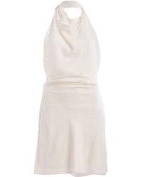 Jonathan Simkhai - Reanna Satin Mini Dress - Lyst