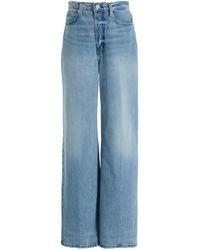 FRAME - The 1978 Rigid High-rise Wide-leg Jeans - Lyst