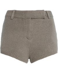 AYA MUSE - Ivy Knit Cotton Shorts - Lyst
