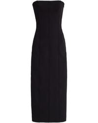 The Row - Melonia Strapless Scuba Maxi Dress - Lyst