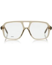 Loewe - Slim Aviator-Frame Acetate Glasses - Lyst