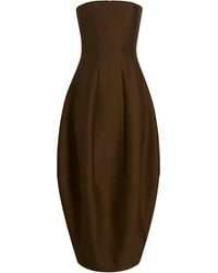 KHAITE - Stela Silk Blend Maxi Dress - Lyst