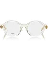 Loewe - Epsilon Slim Round-Frame Acetate Glasses - Lyst