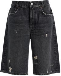 House of Dagmar - High-Rise Denim Shorts - Lyst